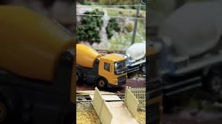 Adding details to concrete works modelrailwaylayout modelrailwayscene [upl. by Stratton]