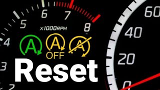 Free Ways to Fix and Reset Auto StartStop Warning Light Stays On Dashboard Warning Lights [upl. by Lipson]