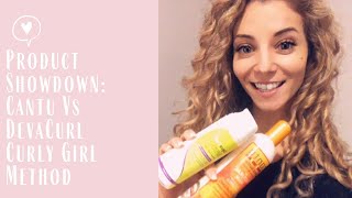 It’s a Curly Hair Product Show Down DevaCurl vs Cantu Beauty [upl. by Beka]