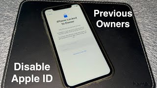 how to remove icloud lock without previous owner 100 success disable apple id iphone [upl. by Anaet]