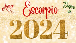 Escorpio ♏️ 2024 empiezas una vida completamente nueva 👑✈️🏡🚚🧳 lectura del café ☕️ ☕️ 🥂🍾🧧🎆🎇 [upl. by Yslek]