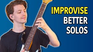 How To Improvise Guitar Solos The RIGHT Way STOP Thinking Like A Guitarist  Lead Guitar Lesson [upl. by Nire666]