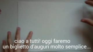 Tutorial biglietto dauguri con gli acquerelli [upl. by Sky]