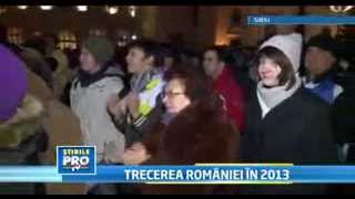 Revelion la Sibiu  Stirile PRO TV [upl. by Aket]