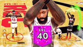 NBA 2K22  HITTING LEVEL 40 With 73 PAINT BEAST Next Gen Rec Center Season 2 Gameplay [upl. by Day]