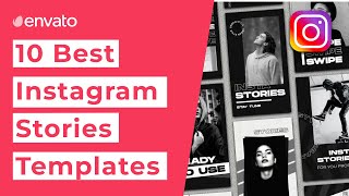 10 Best Instagram Stories Templates [upl. by Gibrian]