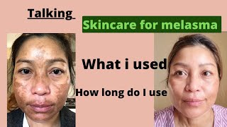 Talking my Skincare for Melasma and Darkspot with Eucerin and how long do I use [upl. by Atinrehs914]