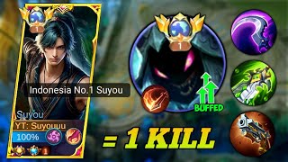 SUYOU ASSASSIN VS META HELCURT ASSASSIN WHO IS THE BEST ASSASSIN  SUYOU BUILD amp EMBLEM MLBB [upl. by Adora]