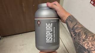 Protein Treat Isopure Cookies amp Cream Flavor [upl. by Llednahs]