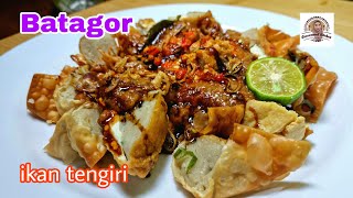 Batagor Ikan Tengiri Terdebest Udah Dingin Tetep Empuk Plus Resep Saus Kacang Super Lekoh [upl. by Ylla132]