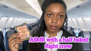 ASMR Incompetent Flight Attendant Guides You Through Turbulence ✈️ the plane is crashing asmr [upl. by Scales]