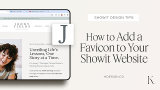 How to Add a Favicon to Your Showit Website [upl. by Lacefield]