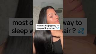 never sleep with your hair like this again 🥴  hair growth tips youtubeshort hair hairgrowth [upl. by Oneladgam]