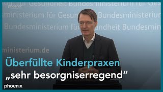 Kinderkliniken Karl Lauterbach zur aktuellen Lage [upl. by Mikal100]