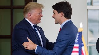 Trump suggests Canada become the 51st state as Trudeau panics over tariff threat [upl. by Beaumont]