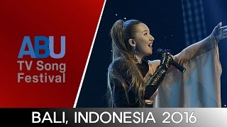 Ayree  My Motherland Kazakhstan  ABU TV Song Festival 2016 [upl. by Modern]