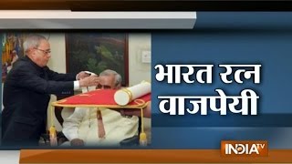 Former PM Atal Bihari Vajpayee Awarded Bharat Ratna  India TV [upl. by Ardnod]