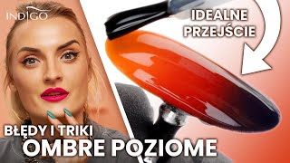 Poziome ombre gąbeczką – jak zrobić Triki i błędy 3 sposoby na idealne ombre  Indigo Nails [upl. by Prebo]