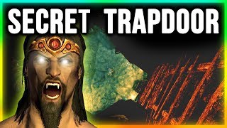 Skyrim Secret Trapdoor Location  Vampires Lair Walkthrough [upl. by Eimmaj]