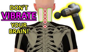 How To Use A Massage Gun On Your Neck… SAFELY [upl. by Bollen]