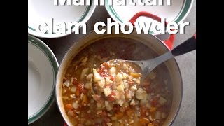 Manhattan Clam Chowder  Make your chowda Big Apple style [upl. by Reinaldo]