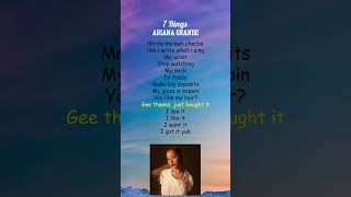 Ariana Grande  7 rings Lyrics shorts [upl. by Mutat]