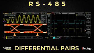 Comunicación RS485  Par Diferencial y Diagrama de Ojo con Osciloscopio  Sponsor ALLPCB [upl. by Repohtsirhc]