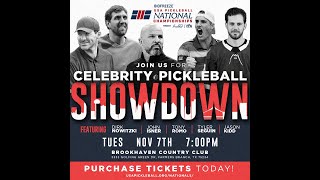 Celebrity Pickleball Showdown  Dirk Nowitzki Tony Romo Jason Kidd John Isner and Tyler Seguin [upl. by Mcgrody]