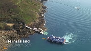 Herm Island  Day trip on the Travel Trident ferry from Guernsey [upl. by Pascasia]