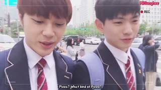 ENG Joo Haknyeon  Lee Euiwoong Hanlims Line Off To School Diary 한림즈 학년이와 의웅이의 등교일기 [upl. by Nailluj]