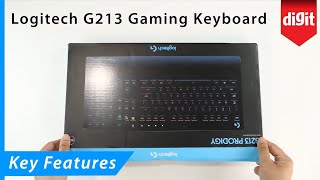 Logitech G213 Gaming Keyboard Key Features [upl. by Eniluqaj]