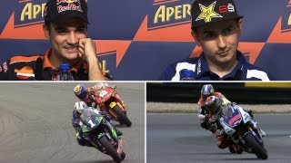 MotoGPâ„¢  Lorenzo vs Pedrosa [upl. by Can]