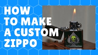 How to make a custom zippo [upl. by Lacombe]