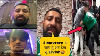 Rajat Dalal LIVE WITH MAXTERN FULL VIDEO After Elvish Vs Maxtern Fight🤬  Rajat Dalal Maxtern [upl. by Salim889]