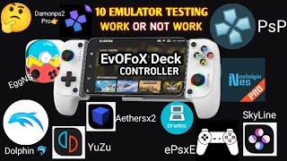 Top 10 Emulator Test in Evofox deck game controller for android mobile [upl. by Ruthann368]