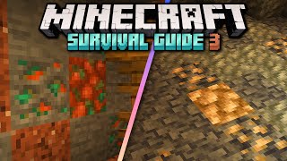 Huge Iron Ore amp Copper Ore Veins ▫ Minecraft Survival Guide S3 ▫ Tutorial Lets Play Ep24 [upl. by Boccaj454]