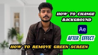 Advanced Green Screen Removal Tutorial After Effects  Green screen kaise change kare [upl. by Elcin969]