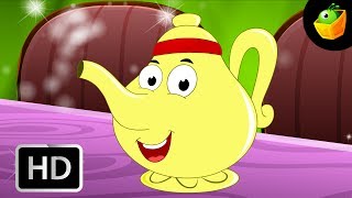 I Am A Little Tea pot  English Nursery Rhymes  Animated Cartoon Songs For Kids [upl. by Annaili]