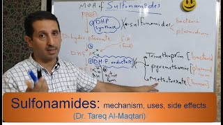 Antibiotics  11  Sulfonamides mechanism uses side effects [upl. by Kimmy]