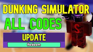 ALL Dunking Simulator CODES  Roblox Dunking Simulator Codes April 2023 [upl. by Kattie164]