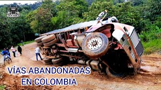 Carreteras en total ABANDONO en COLOMBIA 🎥 Trocheros Trucks [upl. by Secnirp]