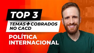 Temas mais cobrados no concurso para diplomata CACD  Política Internacional [upl. by Bedell29]