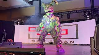 San Japan 2021 Springtrap Cosplay Contest WalkOn [upl. by Elleuqram131]