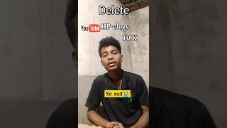 10k account delete 😭 support my new channel ।trending support YoutubeWaleBaba86 [upl. by Furlong249]