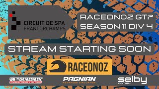 RaceOnOz GT7 Season 11 Div 4 Round 1 Spa 24h Layout  17 Laps [upl. by Mitchiner]