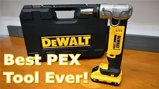 DeWalt DCE400 20v Cordless Pex A Expansion Tool Review [upl. by Maren]