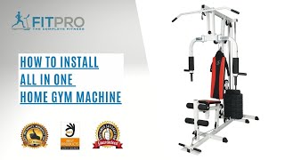 How to self installation multi station home Gym  Home gym खुद से INSTALL करने का सबसे आसान तरीका [upl. by Mit]