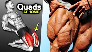 Quadriceps Workout At Home With Dumbbells  No Equipment [upl. by Raskind]