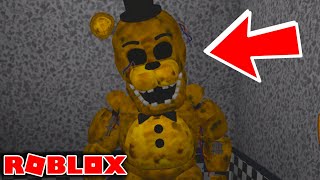 How to Get quotGolden Freddyquot Badge  FNaF in the 80s  Roblox [upl. by Wailoo]