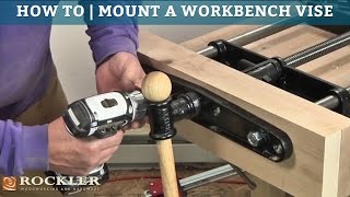 How to Mount a Workbench Vise [upl. by Stryker392]